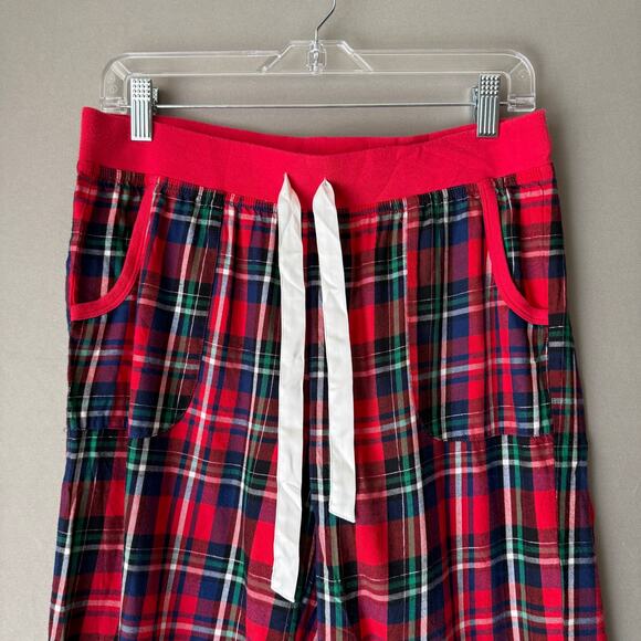 Victoria's Secret Pajama Pants Size S Red Plaid - Picture 2 of 9